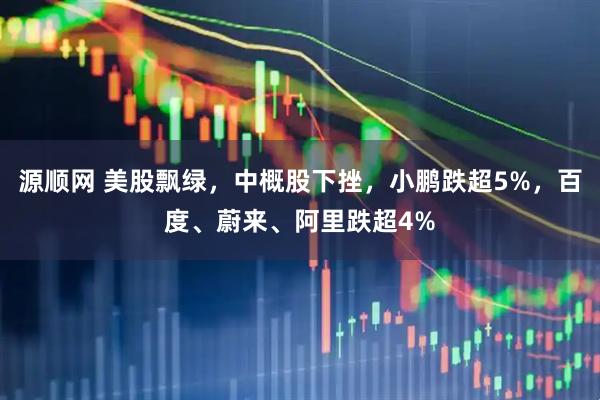 源顺网 美股飘绿，中概股下挫，小鹏跌超5%，百度、蔚来、阿里跌超4%