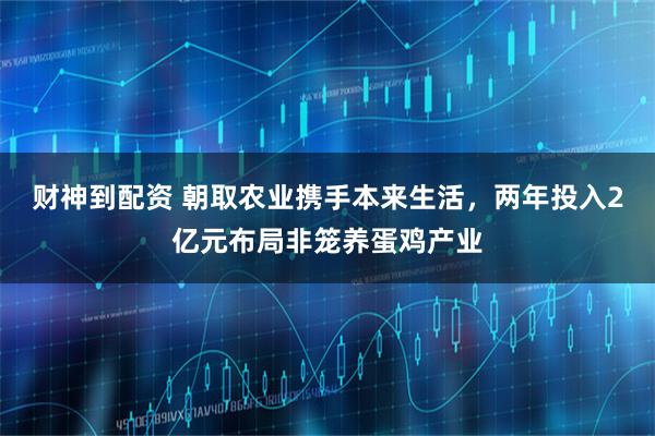 财神到配资 朝取农业携手本来生活，两年投入2亿元布局非笼养蛋鸡产业