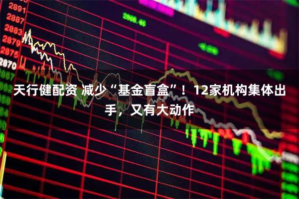 天行健配资 减少“基金盲盒”！12家机构集体出手，又有大动作
